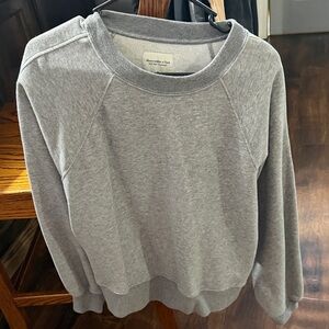 Abercrombie & Fitch Gray Crewneck Sweatshirt